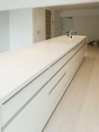 中古マンションをお料理教室のキッチンスタジオに